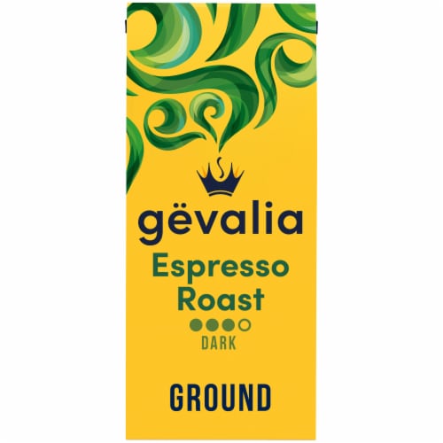 Gevalia Espresso Roast Dark Roast Ground Coffee Perspective: front