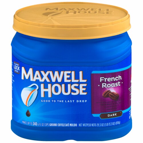 Maxwell House French Dark Roast Ground Coffee Perspective: front