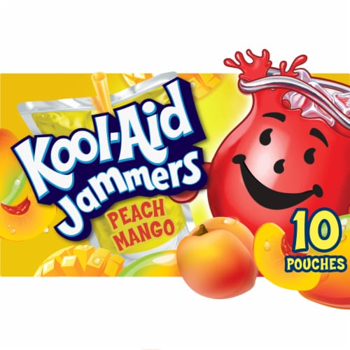 Kool-Aid Jammers Peach Mango Artificially Flavored Soft Drink Perspective: front