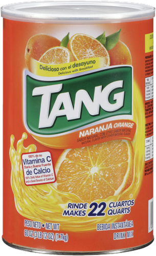 Tang Orange Drink Mix Perspective: front