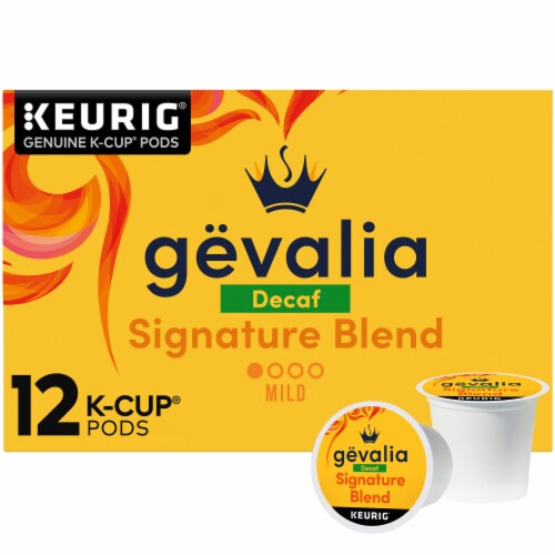 Gevalia Decaf Signature Blend Light Roast K-Cup Coffee Pods Perspective: front
