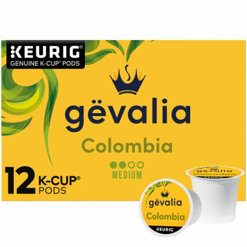 Gevalia Colombia Medium Roast K-Cup Coffee Pods Perspective: front