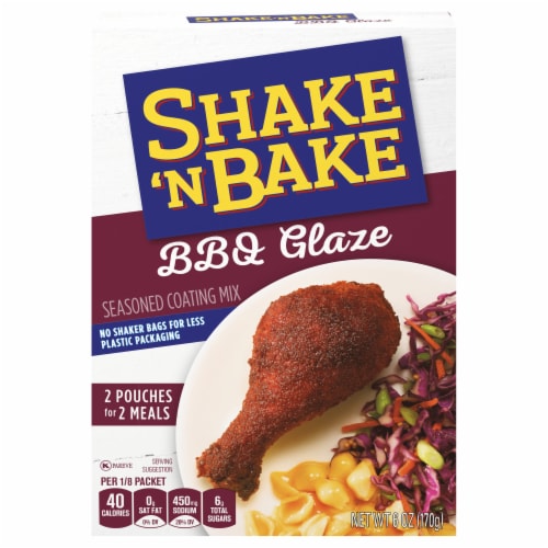 Shake 'N Bake BBQ Glaze Seasoned Coating Mix Perspective: front