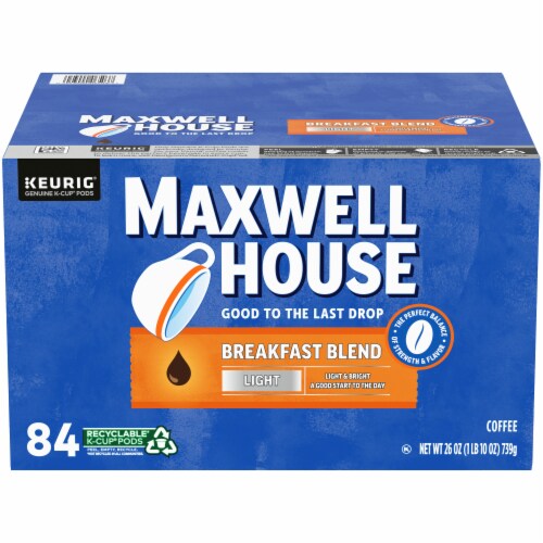 Maxwell House Breakfast Blend Light Roast K-Cup® Coffee Pods Perspective: front