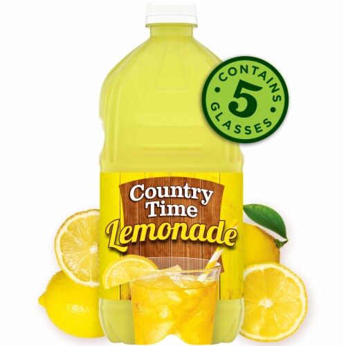 Country Time Lemonade Naturally Flavored Drink Perspective: front