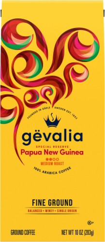 Gevalia Special Reserve Papua New Guinea Fine Ground Coffee Perspective: front