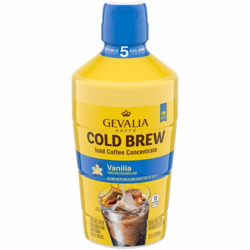 Gevalia Vanilla Cold Brew Coffee Concentrate Perspective: front