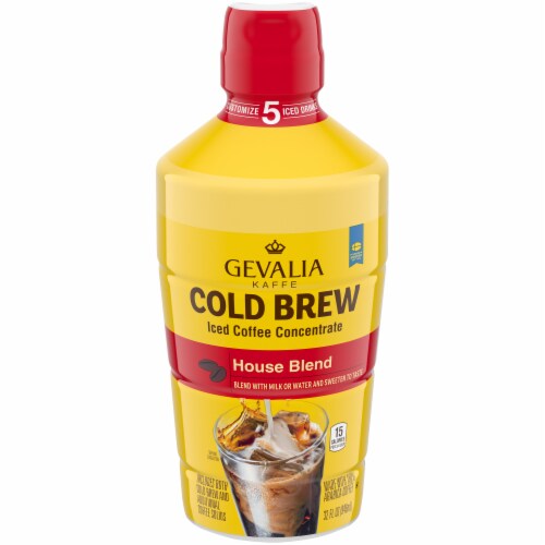 Gevalia House Blend Cold Brew Coffee Concentrate Perspective: front