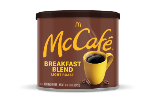 McCafé® Light Roast Breakfast Blend Ground Coffee Perspective: front