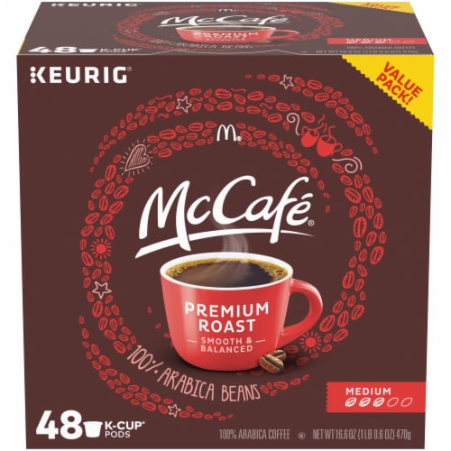 McCafé® Premium Roast Medium Roast K-Cup Coffee Pods Perspective: front