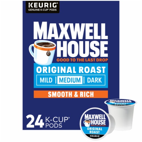 Maxwell House Original Roast Medium Roast K-Cup Coffee Pods Perspective: front