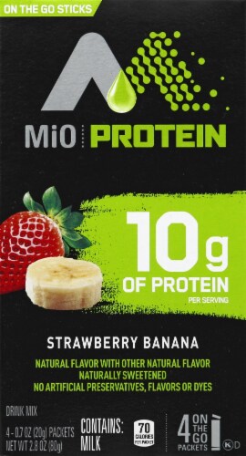 Mio On The Go Strawberry Banana Drink Mix Perspective: front