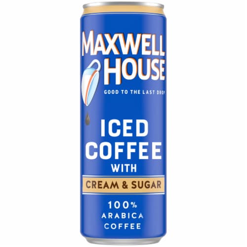 Maxwell House Cream & Sugar Ready-to-Drink Iced Coffee, 11 fl oz - Fry's  Food Stores