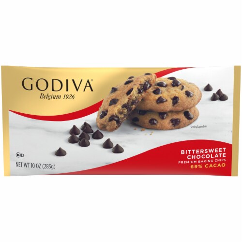 Godiva Bittersweet Chocolate Premium Baking Chips 69 Cacao 10 Oz Mariano S