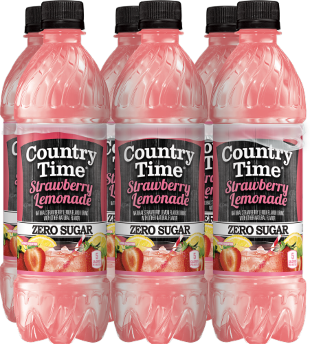 Country Time Zero Sugar Strawberry Lemonade 6 bottles / 16 9 fl oz