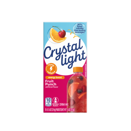 Crystal Light Fruit Punch Drink Mix Perspective: front