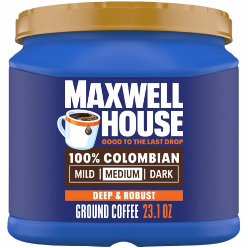 Maxwell House 100% Colombian Ground Coffee Perspective: front