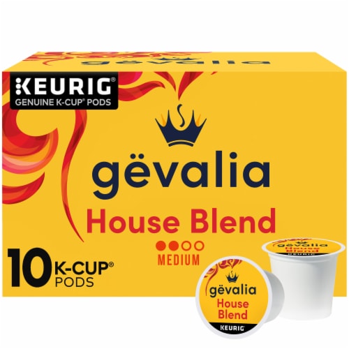 Gevalia House Blend Medium Roast K-Cup® Coffee Pods Perspective: front