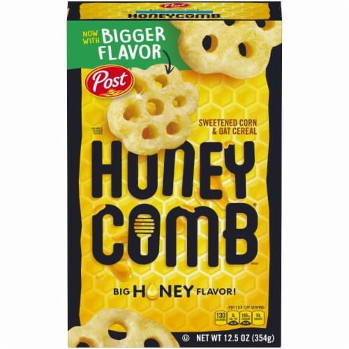 Post Honeycomb Cereal Perspective: front