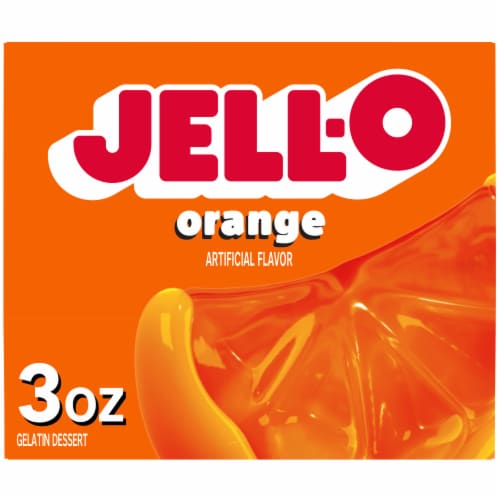 Jell-O Orange Gelatin Dessert Mix, 3 oz - City Market