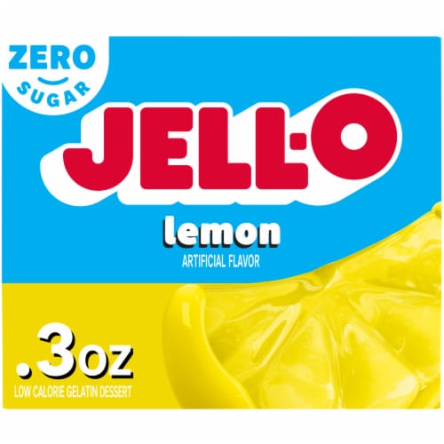 Jell-O Zero Sugar Lemon Flavor Gelatin