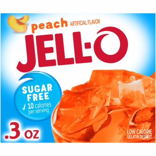 Jell-O Peach Sugar Free Gelatin Dessert Mix