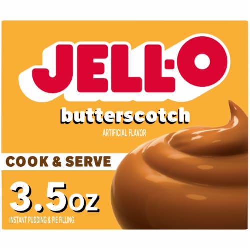 Jell-O Cook & Serve Butterscotch Pudding & Pie Filling Mix Perspective: front