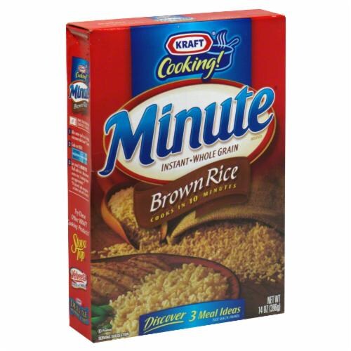 Minute Instant Brown Rice Perspective: front