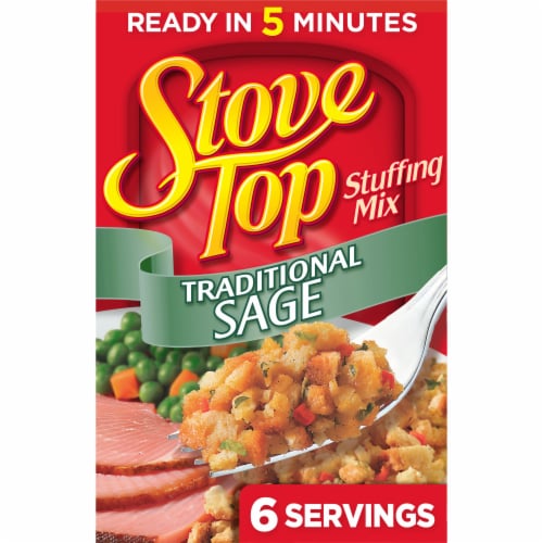 Stove Top Traditional Sage Stuffing Mix Dressing Perspective: front
