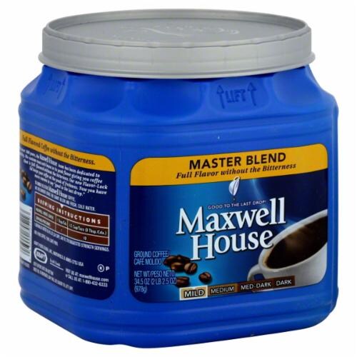 Maxwell House Master Blend Mild Ground Coffee Perspective: front