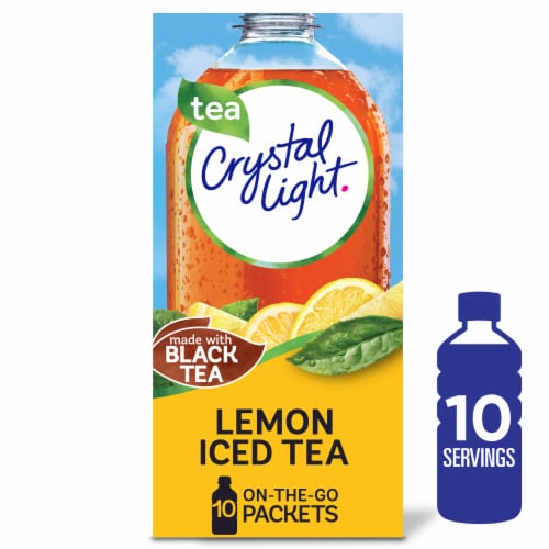 Crystal Light Lemon Iced Tea Naturally Flavored Powdered Drink Mix