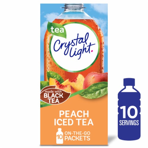 Crystal Light Peach Iced Tea Artificially Flavored Powdered Drink Mix