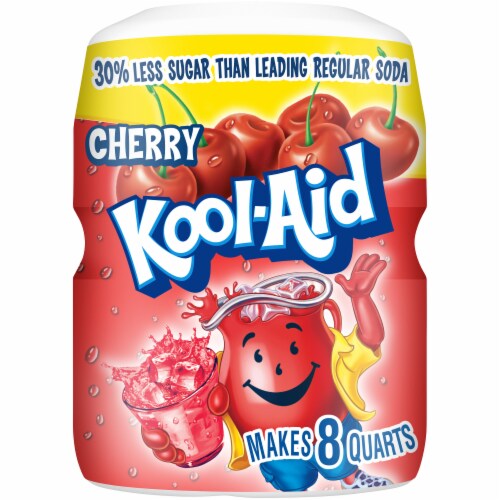 Kool-Aid Cherry Drink Mix Canister, 19 OZ