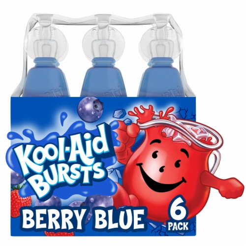 Kool Aid Bursts Berry Blue Kids Drink, 6 ct - Gerbes Super Markets