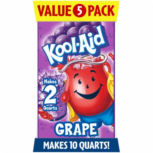 Kool-Aid Unsweetened Grape Powdered Drink Mix - Value Pack Perspective: front