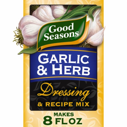 Good Seasons Garlic & Herb Salad Dressing & Recipe Mix Packet Perspective: front