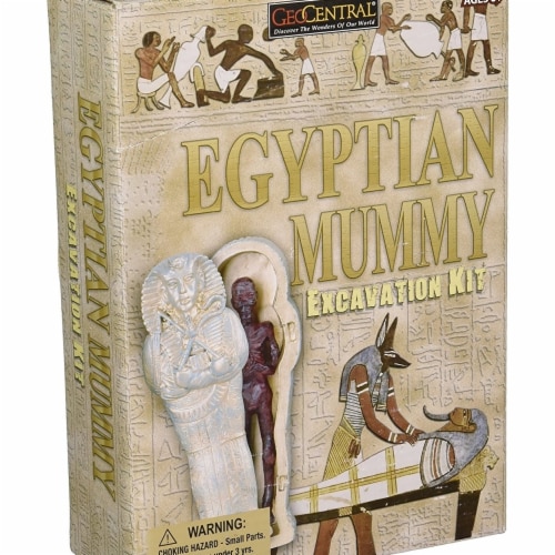 Tedco Mummy Discovery Adventure Dig Kit Perspective: front