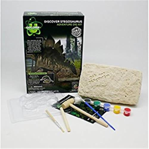 Tedco Toys 90100 Stegosaurus Discover Dig Kit Perspective: front