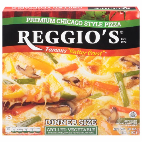 Reggio's Pizza Grilled Vegetable Pizza Perspective: front