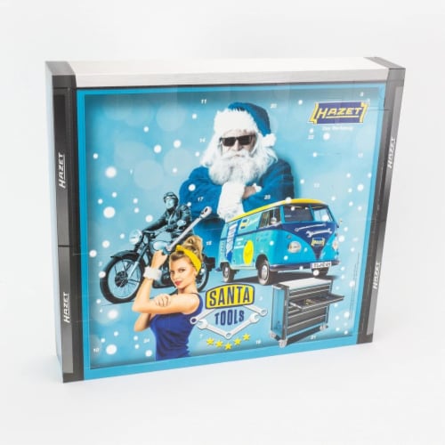 Hazet HZSANTATOOLS2019 Advent Calendar for 2019 - 26 Piece Perspective: front
