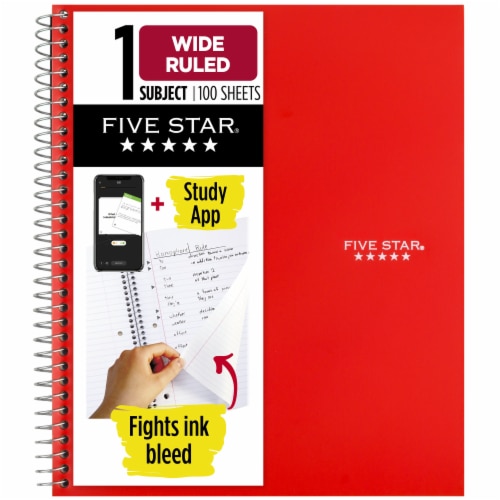 Five Star® Basewire Notebook Perspective: front