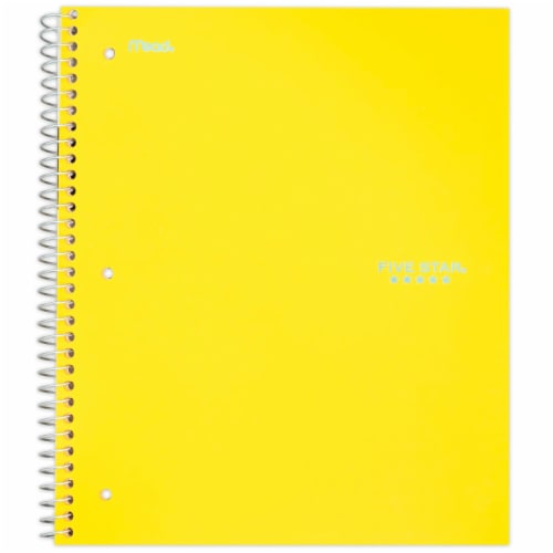 Five Star® College-Ruled 3-Subject Notebook - Assorted Perspective: front
