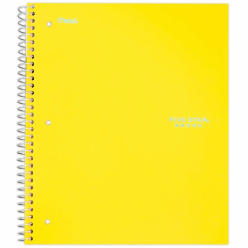 Five Star® College-Ruled 3-Subject Notebook - Assorted Perspective: front