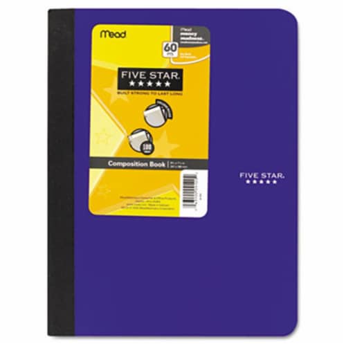 Five Star® College-Ruled Composition Notebook - Assorted, 9.75 x 7.5 in -  Baker's