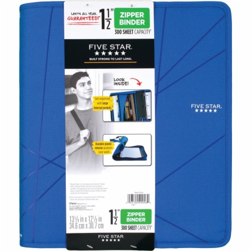 Mead® Five Star®  Zipper Binder Perspective: front