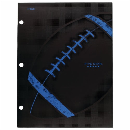 Five Star® Football Pocket Folder Perspective: front