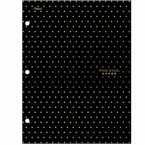 Five Star® 4-Pocket Folder - Dots Perspective: front