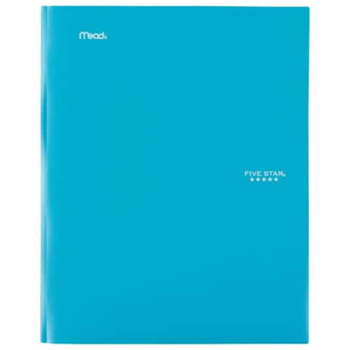 Five Star® 2-Pocket & Prong Folder - Assorted Perspective: front