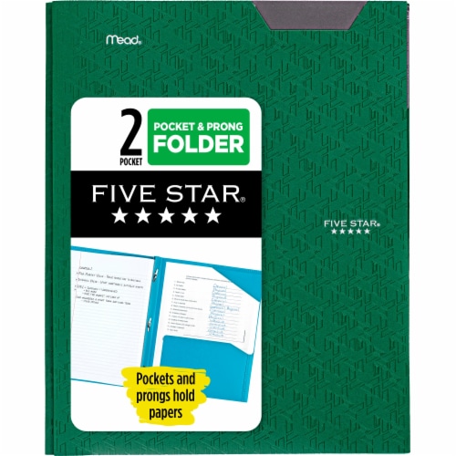 Five Star® Advance Pocket & Prong Folder Perspective: front