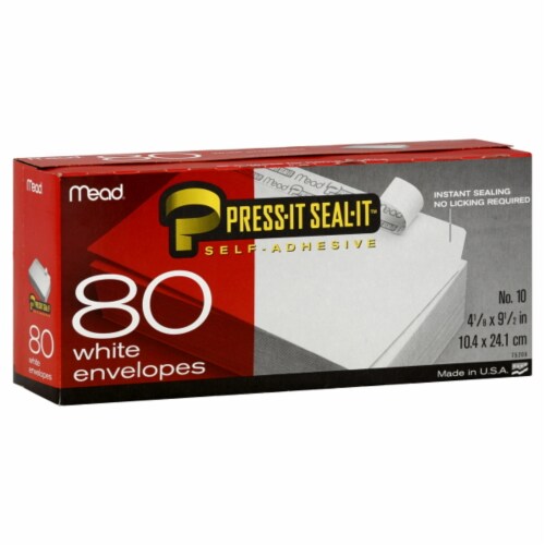 Mead® Self-Adhesive Envelopes Perspective: front